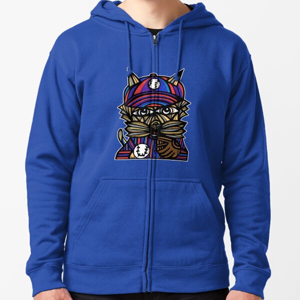 "Baseball Kat" Zipped Hoodie