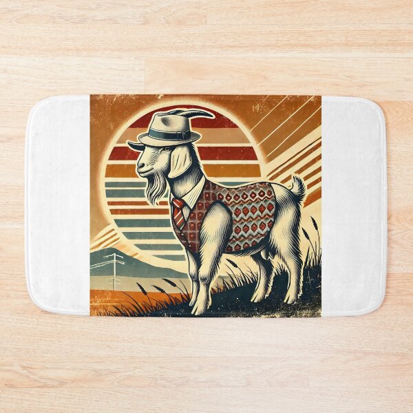 Item preview, Dapper Graze: The Vintage Goat designed and sold by Elitronsensei.