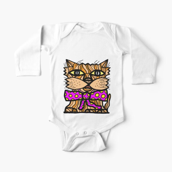 "Hello" Long Sleeve Baby One-Piece