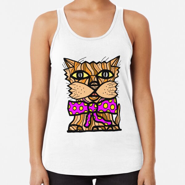 "Hello" Racerback Tank Top