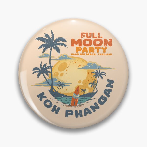 Item preview, Full Moon Party Koh Phangan - Haad Rin, Thailand designed and sold by LazyCaat.