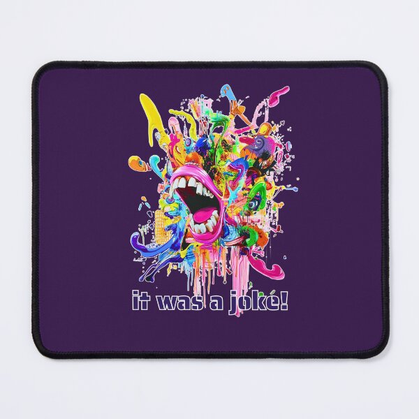 Item preview, It was a joke! Crazy colorful mouth, crazy laugh designed and sold by silent-violin.