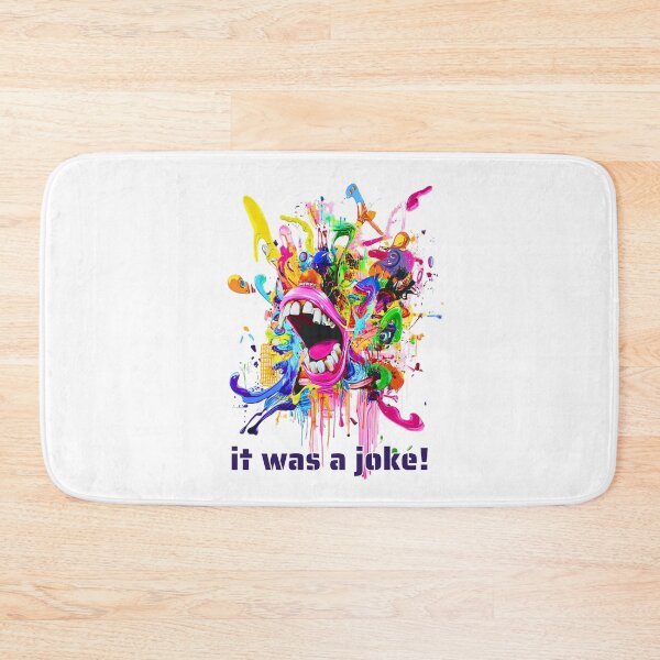 Item preview, It was a joke! Crazy colorful mouth, crazy laugh designed and sold by silent-violin.
