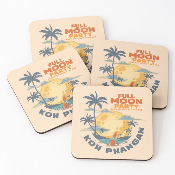 Item preview, Full Moon Party Koh Phangan - Haad Rin, Thailand designed and sold by LazyCaat.