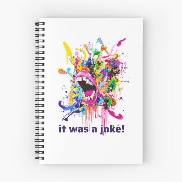 Item preview, It was a joke! Crazy colorful mouth, crazy laugh designed and sold by silent-violin.