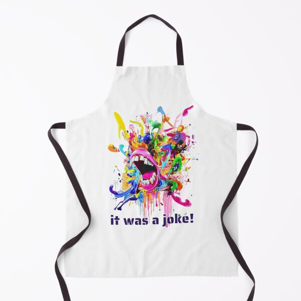 Item preview, It was a joke! Crazy colorful mouth, crazy laugh designed and sold by silent-violin.