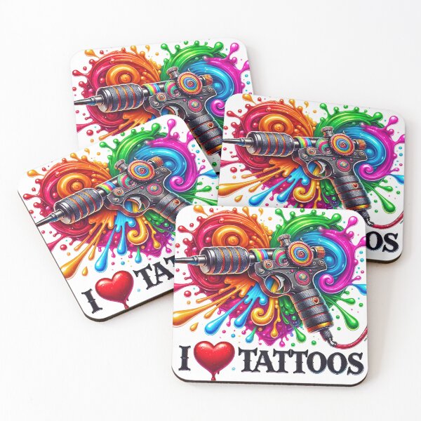 Item preview, I love Tattoos Heart designed and sold by zeeteezofficial.