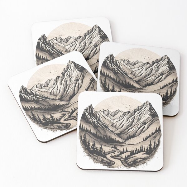 Item preview, The road leading to the mountain vase designed and sold by katgosnice.