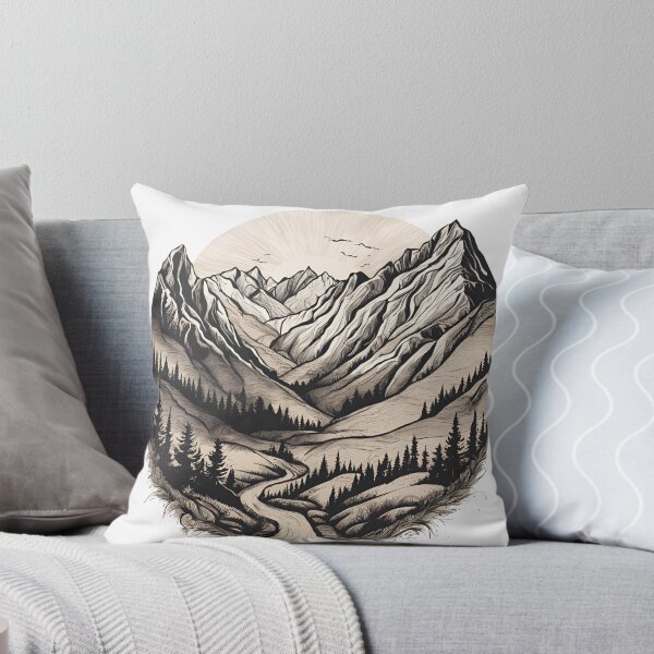 Item preview, The road leading to the mountain vase designed and sold by katgosnice.