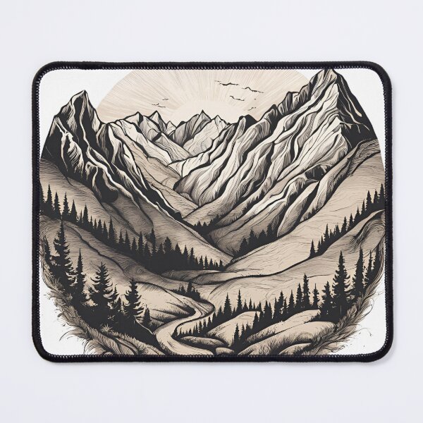 Item preview, The road leading to the mountain vase designed and sold by katgosnice.