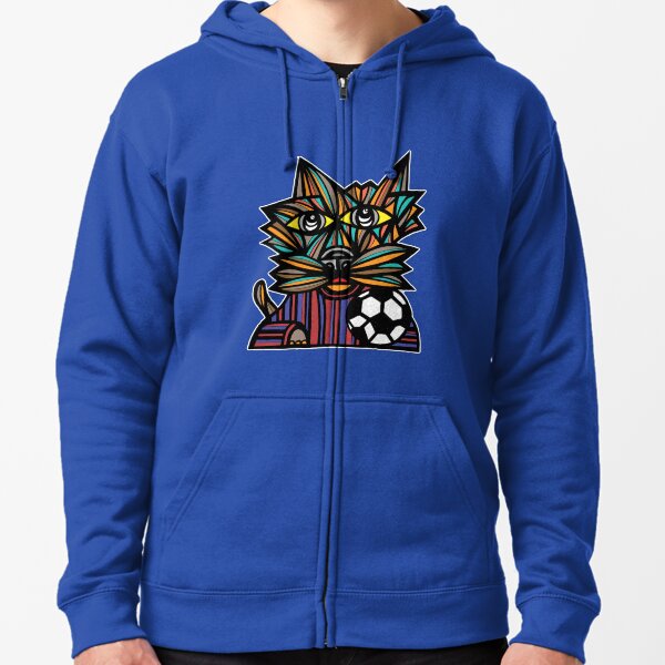 "Kick Kat" Zipped Hoodie