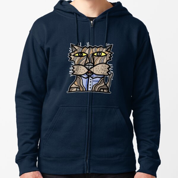 "Diligent" Zipped Hoodie