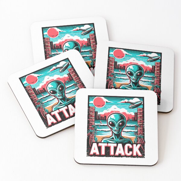 Item preview, Alien Invasion Cityscape designed and sold by Capizione.