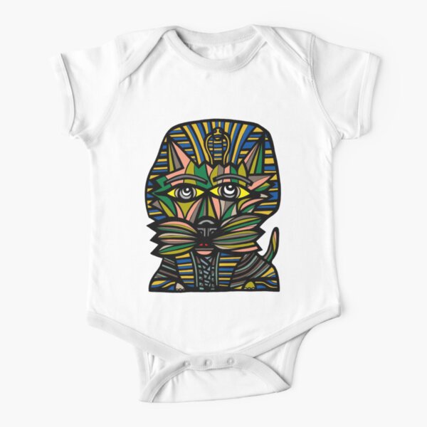 "Pharaoh Kat" Short Sleeve Baby One-Piece