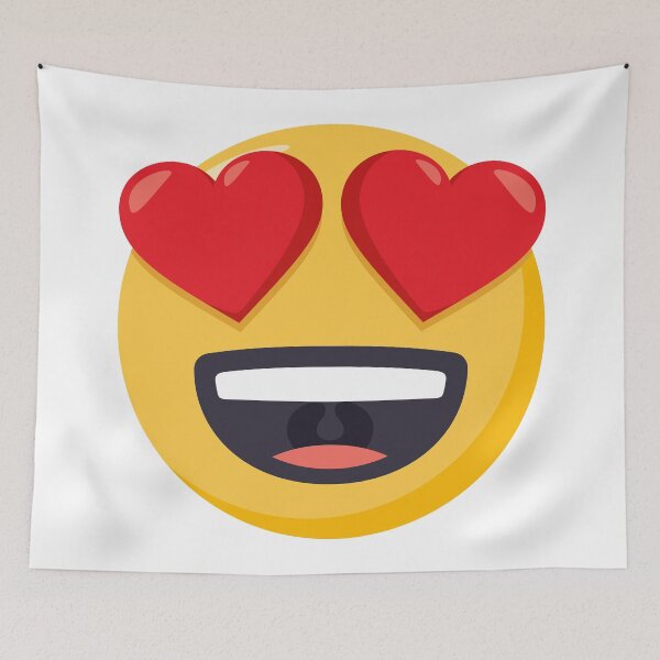 Item preview, JoyPixels™ Smiling Face with Heart Eyes Emoji designed and sold by JoyPixels.