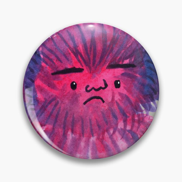 Item preview, “Fuzzy Grumpy Monster” | Cute and Quirky Monster Illustration Art Print designed and sold by Jemma Jamie Skidmore.