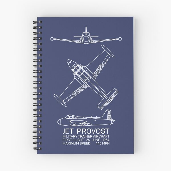 Item preview, Jet Provost British Jet Trainer Plane Blueprints Infographic designed and sold by MilitaryMart.