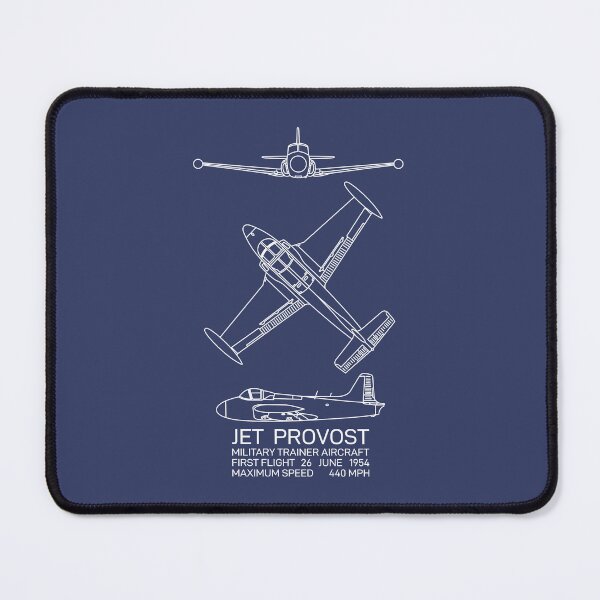 Item preview, Jet Provost British Jet Trainer Plane Blueprints Infographic designed and sold by MilitaryMart.