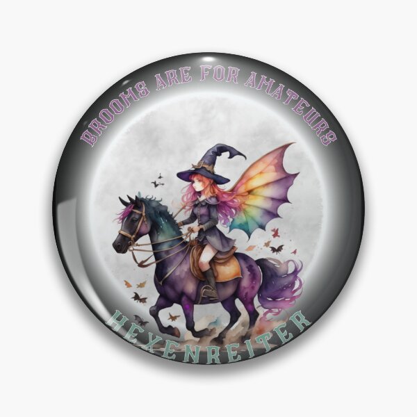 Item preview, Brooms are for amateurs - Witch Rider designed and sold by KolbaVison.