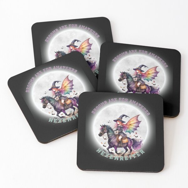Item preview, Brooms are for amateurs - Witch Rider designed and sold by KolbaVison.