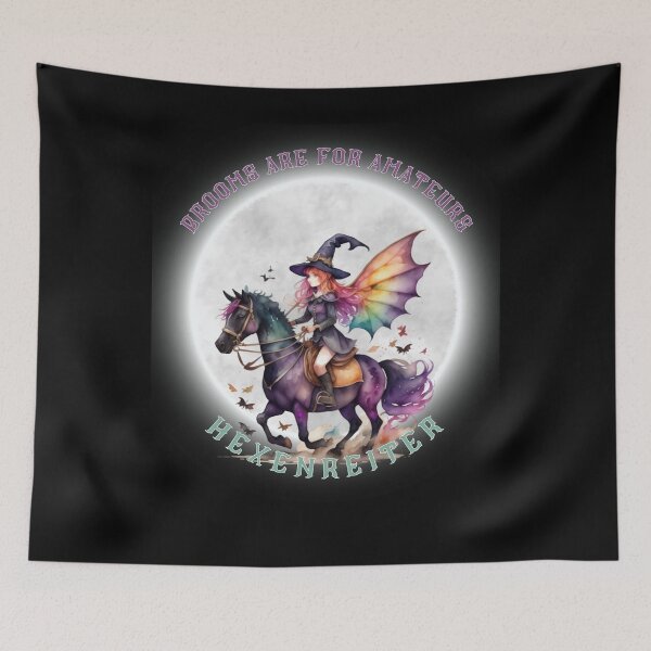 Item preview, Brooms are for amateurs - Witch Rider designed and sold by KolbaVison.