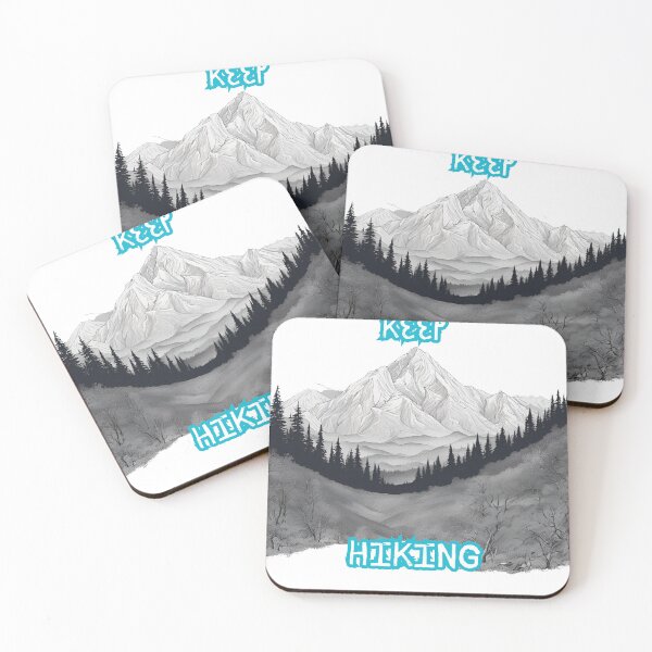 Item preview, Keep hiking the mountain designed and sold by katgosnice.