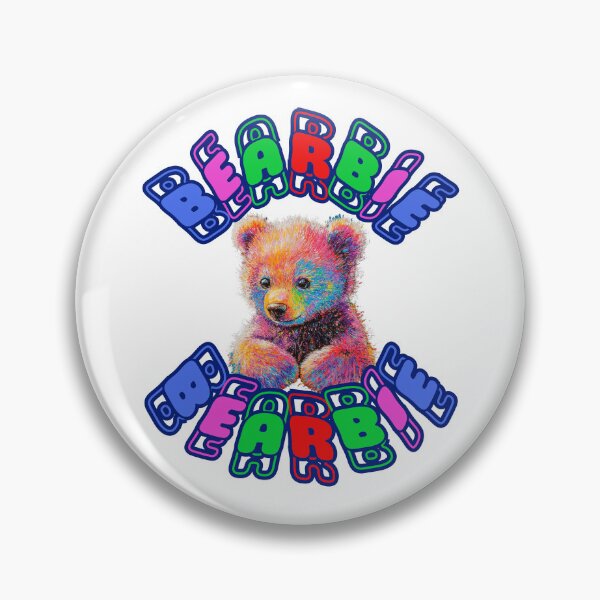 Item preview, Bearbie - Baby Bear Colorful Bear Animal Art Bear Lover designed and sold by DigitalArtByNow.