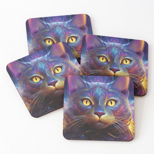 Item preview, Psychedelic Cat designed and sold by MDKey DESIGN.