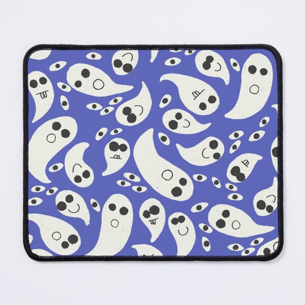 Item preview, Fun Gothic Ghosts Cottage Halloween Blue designed and sold by susycosta.
