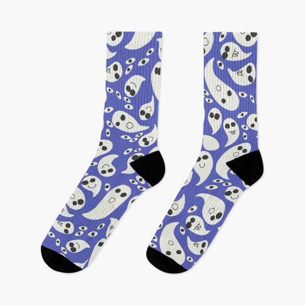 Item preview, Fun Gothic Ghosts Cottage Halloween Blue designed and sold by susycosta.