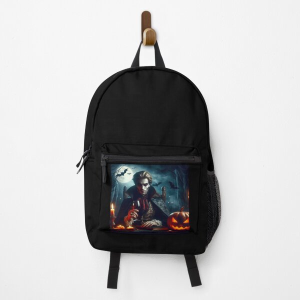 Item preview, Prince Vampire with a glass of red wine Halloween Pumpkin designed and sold by Expressions-Sel.