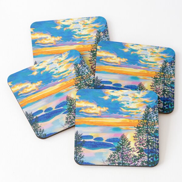 Item preview, Sunset from the Top of Mount Gardner designed and sold by MichaelEpp.