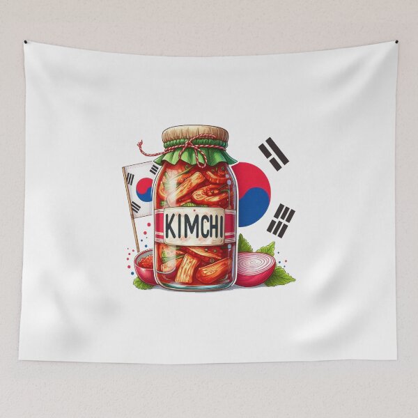 Item preview, Comida coreana kimchi designed and sold by clarkfraser.