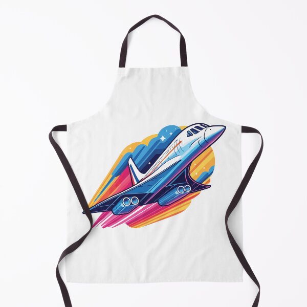 Item preview, Retro Concorde Jet in Vibrant Flight designed and sold by DecalBox.