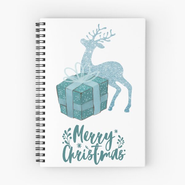 Item preview, Merry Christmas, Blue and White christmas, T-shirt and Poster  designed and sold by BBmakedesign.