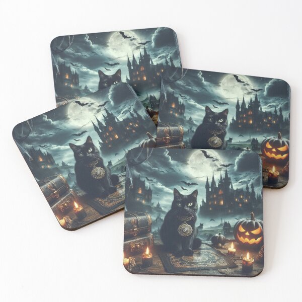 Item preview, black cat Halloween Pumpkin designed and sold by Expressions-Sel.