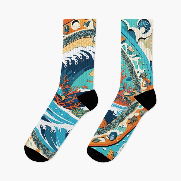 Item preview, Sea Explosion: Mandala of Ocean Life designed and sold by MandalasShops.
