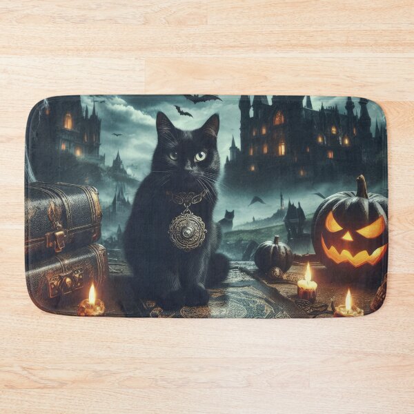 Item preview, black cat Halloween Pumpkin designed and sold by Expressions-Sel.