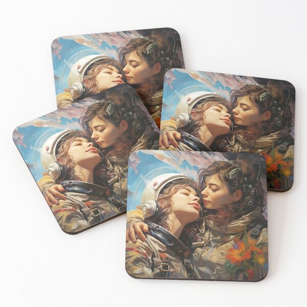 Item preview, Cosmic Love, Girls in Love designed and sold by ArtPixelHaven.