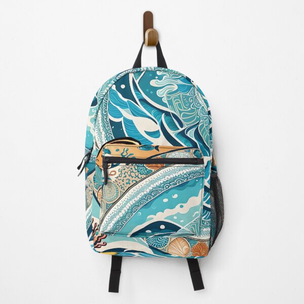 Item preview, Ocean mandala: Harmony of corals and waves designed and sold by MandalasShops.