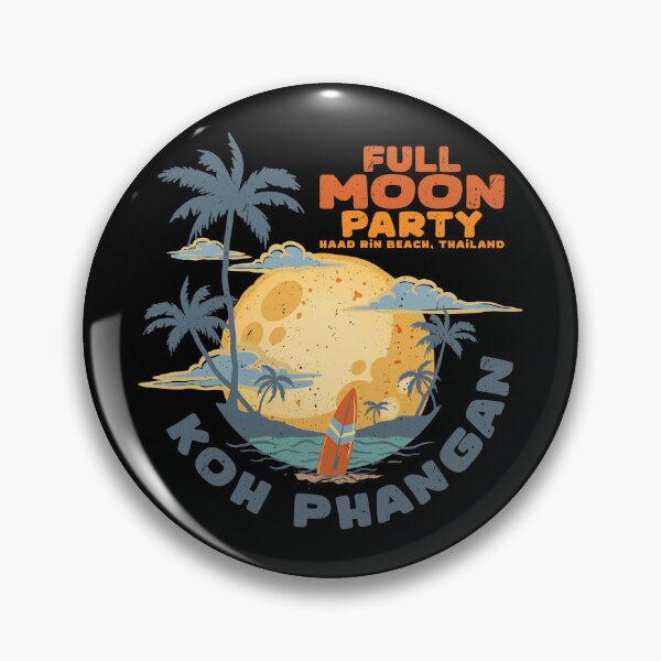 Item preview, Full Moon Party Koh Phangan - Haad Rin, Thailand designed and sold by LazyCaat.