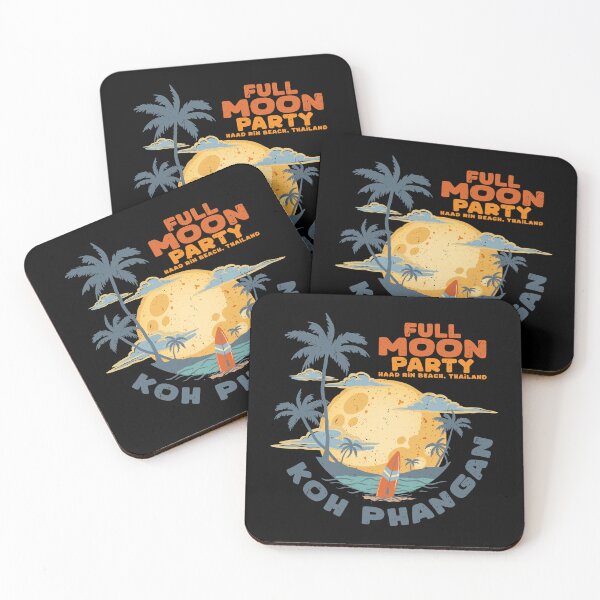 Item preview, Full Moon Party Koh Phangan - Haad Rin, Thailand designed and sold by LazyCaat.