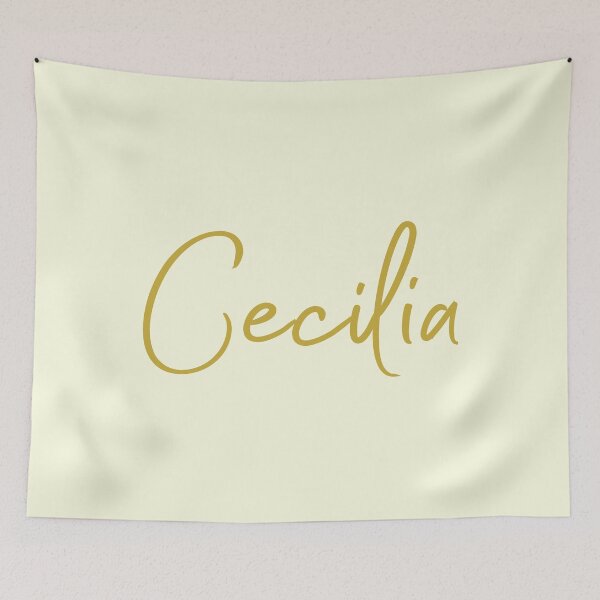 Item preview, Cecilia Name Gold designed and sold by Jeallan Designs.