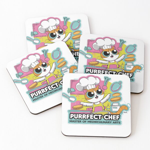 Item preview, Purrfect Chef – Cartoon Culinary Cat Sticker designed and sold by StyleSwitch.