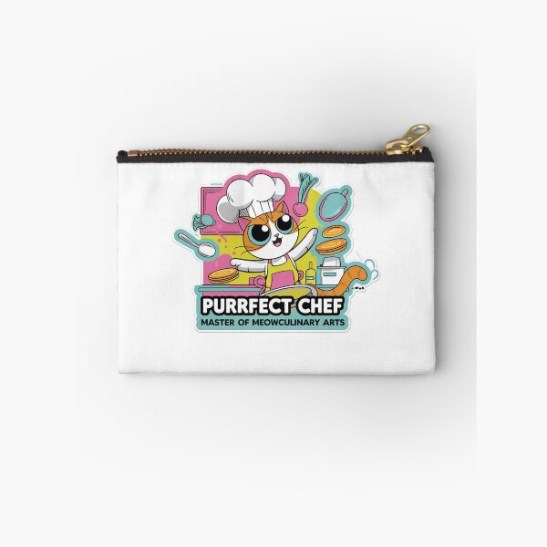 Item preview, Purrfect Chef – Cartoon Culinary Cat Sticker designed and sold by StyleSwitch.