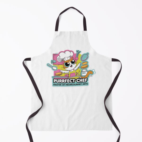 Item preview, Purrfect Chef – Cartoon Culinary Cat Sticker designed and sold by StyleSwitch.