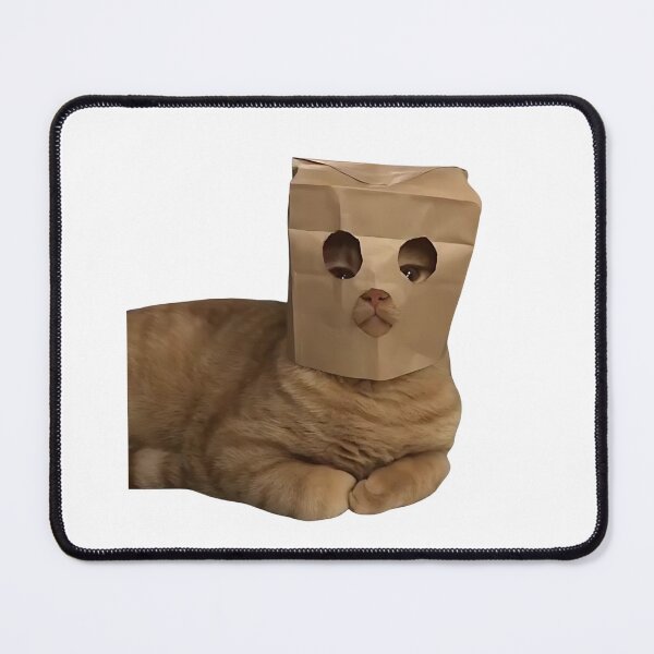 Item preview, Funny mood, Hiding cat designed and sold by LadyWithLashes.