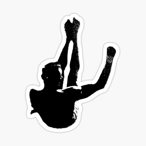 Falling man Rochester Sticker