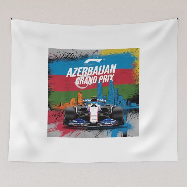Aperçu de l'œuvre Grand Prix d'Azerbaïdjan créée et vendue par F1GearStop.