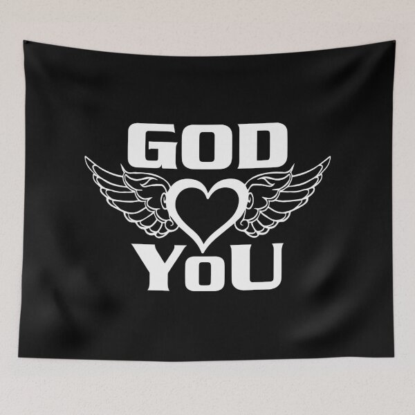 Item preview, God Loves You (White text edition) designed and sold by refreshing.
